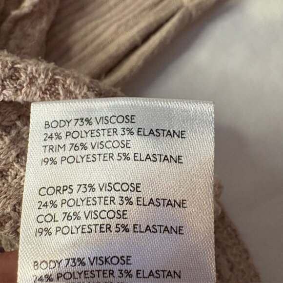 We the Free North Shore Oversized Waffle Sand Knit Tunic with Thumb Holes Size M - Picture 9 of 11